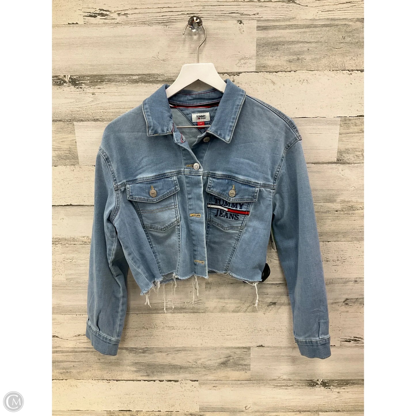 Jacket Denim By Tommy Hilfiger In Blue Denim, Size: S