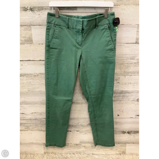 Pants Cropped By Loft In Green, Size: 4