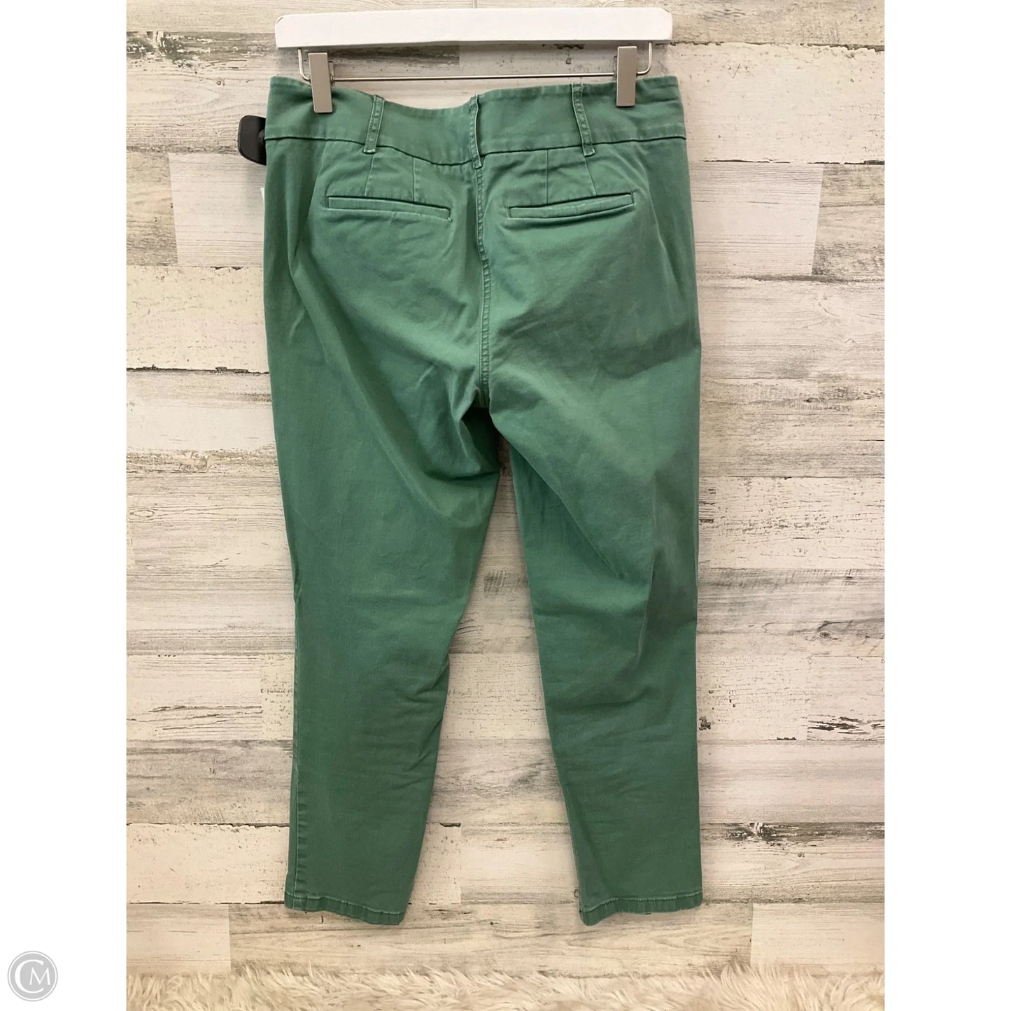 Pants Cropped By Loft In Green, Size: 4
