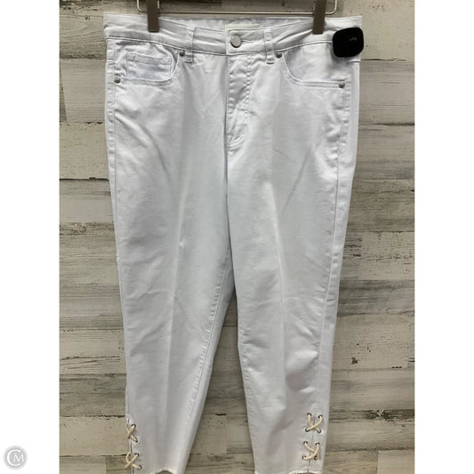 Pants Cropped By Tribal In White, Size: 12