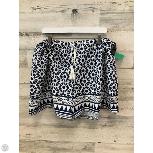 Shorts By Shein In Blue & White, Size: 4x