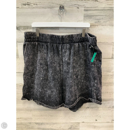 Shorts By Zenana Outfitters In Grey, Size: 3x