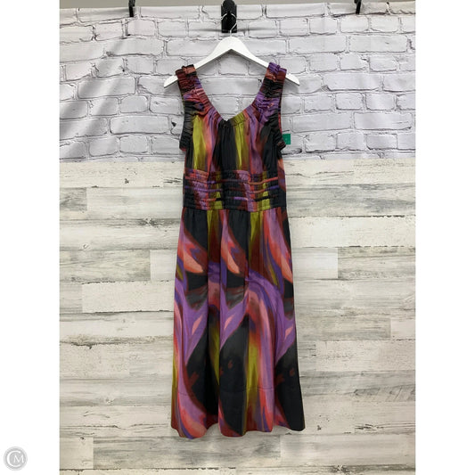 Dress Casual Midi By Nicole Miller In Multi-colored, Size: Xl
