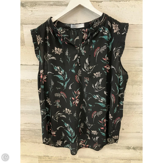 Top Sleeveless By Clothes Mentor In Black, Size: 3x