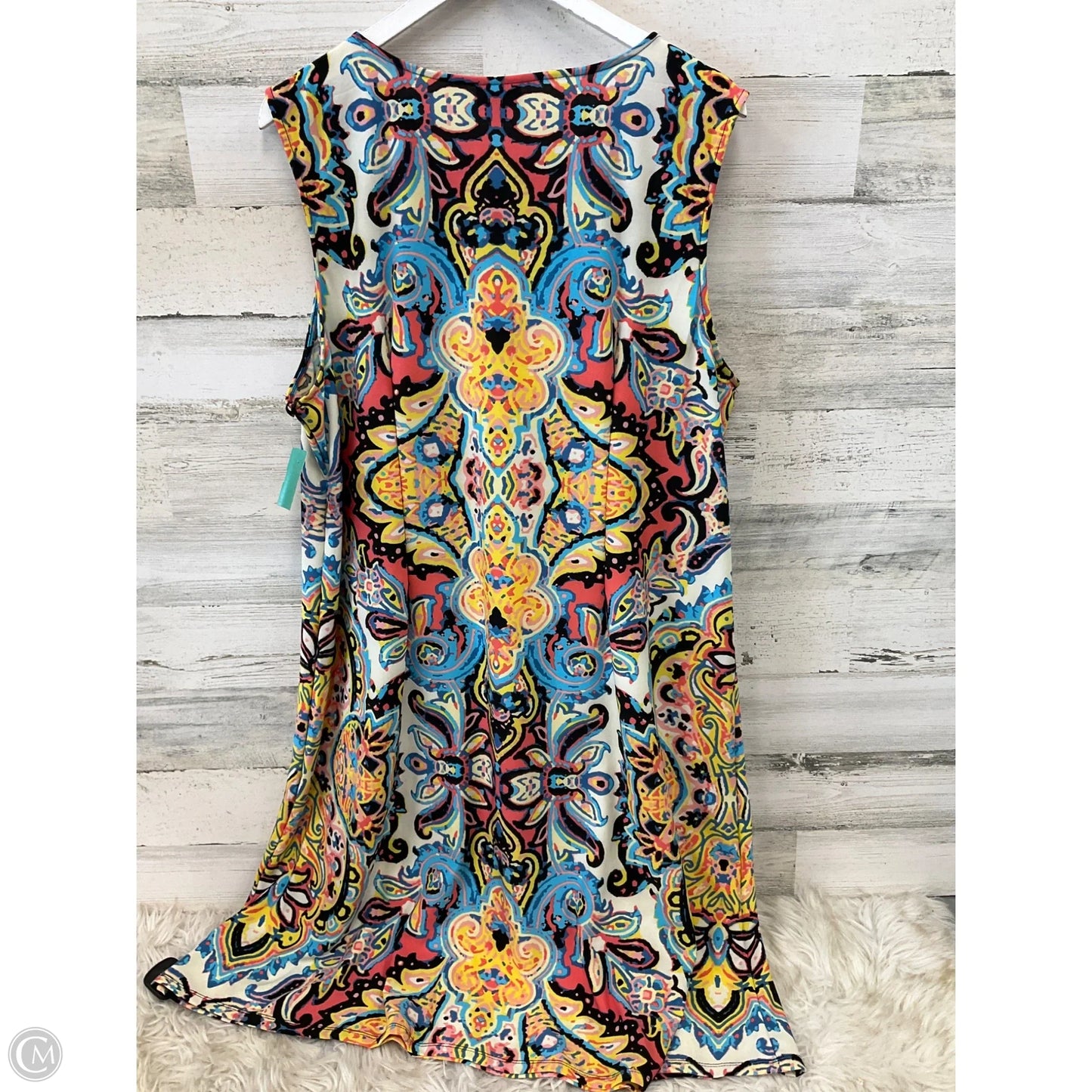Dress Casual Midi By Avenue In Multi-colored, Size: 3x