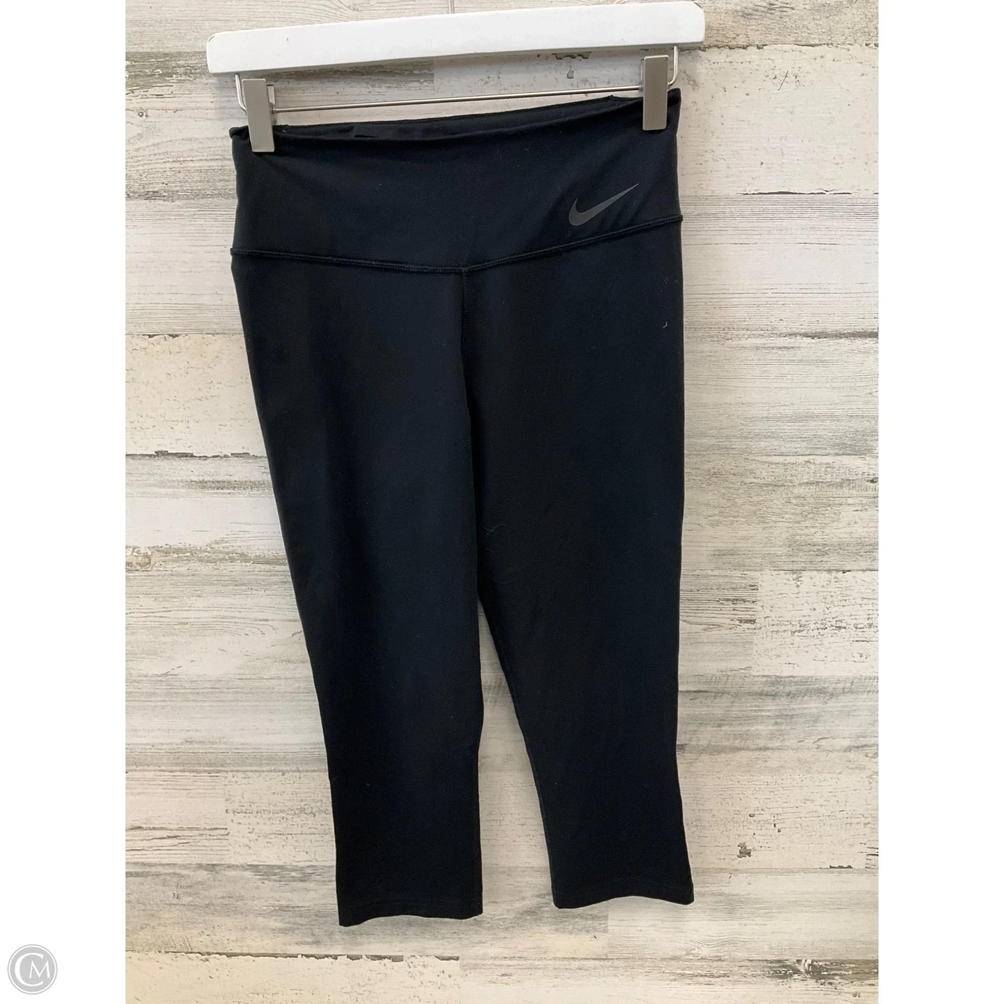 Athletic Leggings Capris By Nike Apparel In Black, Size: S