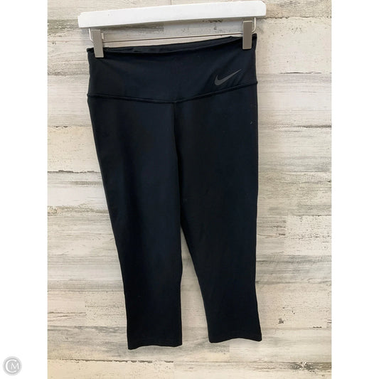 Athletic Leggings Capris By Nike Apparel In Black, Size: S