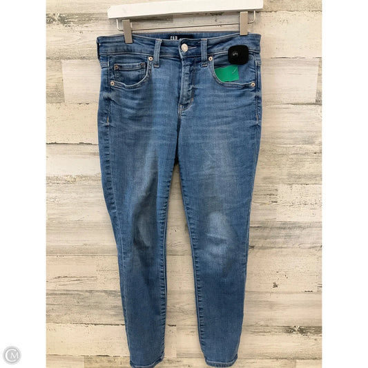 Jeans Skinny By Gap In Blue Denim, Size: 2