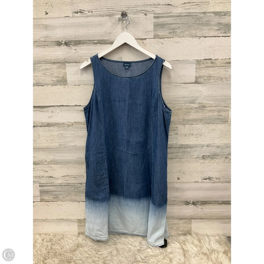 Dress Casual Short By J. Jill In Blue Denim, Size: L
