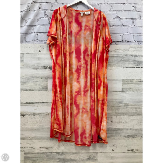 Swimwear Cover-up By Logo In Orange & Red, Size: 2x
