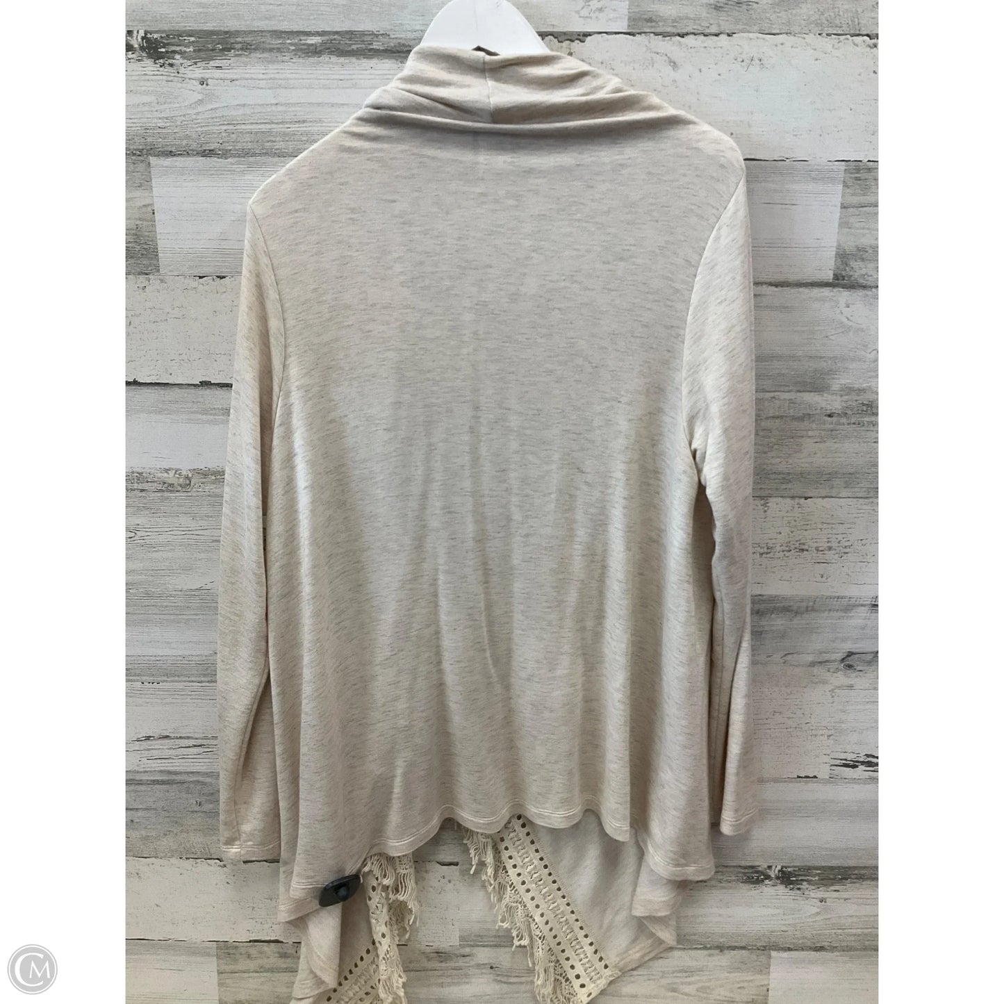 Cardigan By Clothes Mentor In Beige, Size: Xl