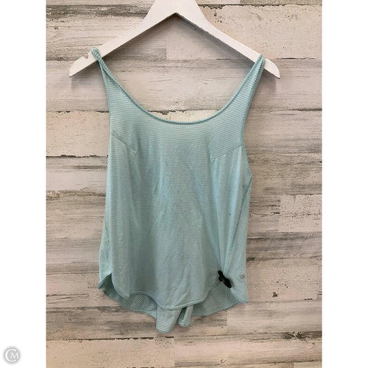 Athletic Tank Top By Lululemon In Blue, Size: 6