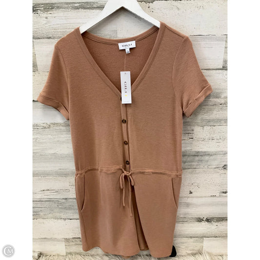 Romper By Gilli In Tan, Size: L