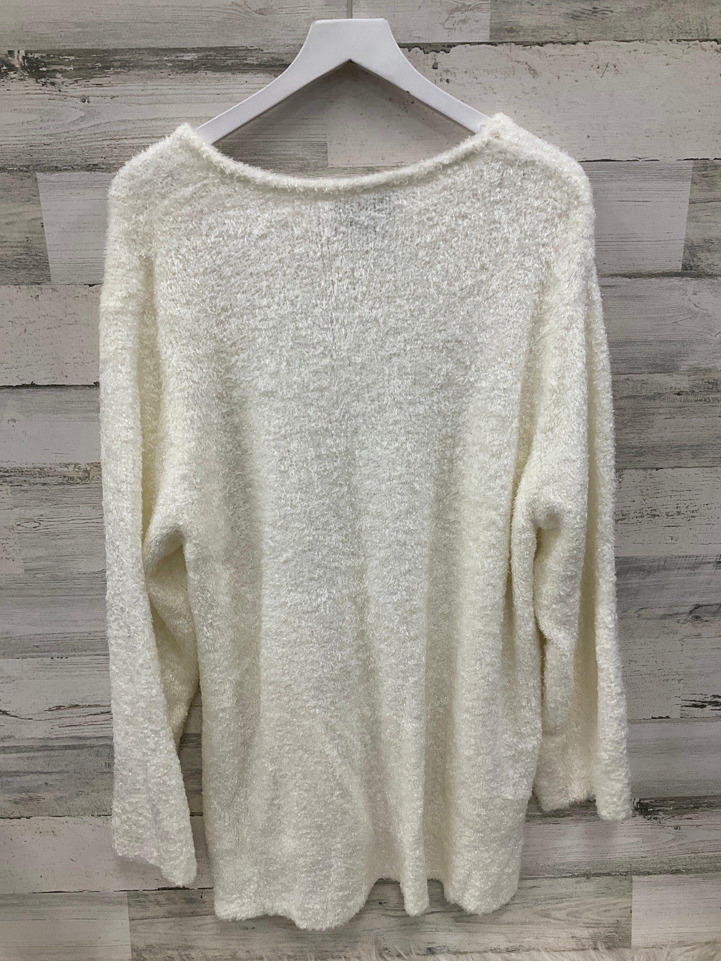 Sweater By Maggie Mcnaughton In Cream, Size: 3x