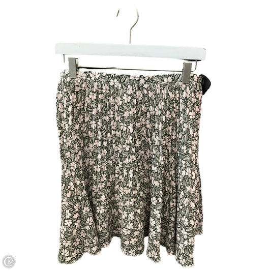 Skirt Mini & Short By Clothes Mentor In Green & Pink, Size: 16