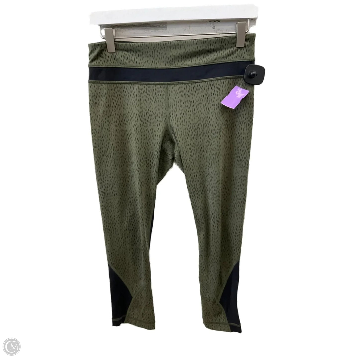 Athletic Leggings Capris By Lululemon In Green, Size: 6