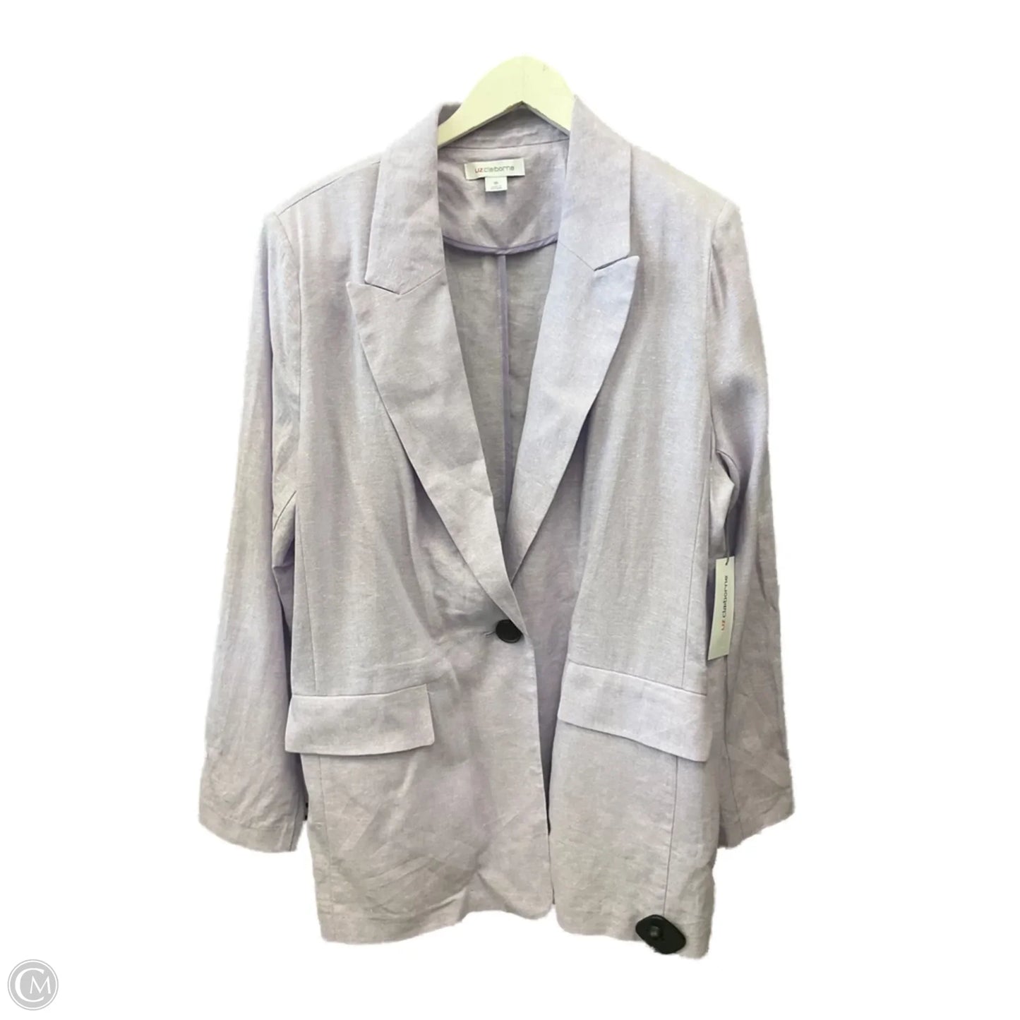 Blazer By Liz Claiborne In Purple, Size: Xl