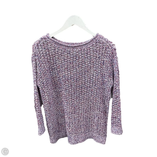 Sweater By Loft In Blue & Red & White, Size: Xs