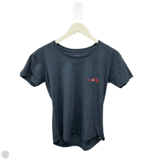 Top Short Sleeve By Ariat In Blue, Size: Xs