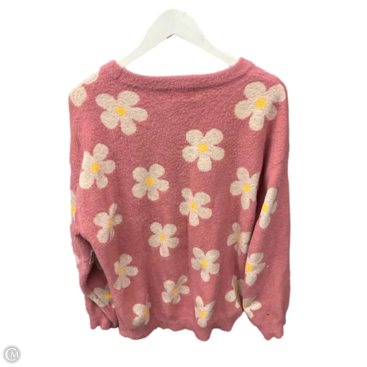 Sweater By Simply Southern In Pink, Size: Xl