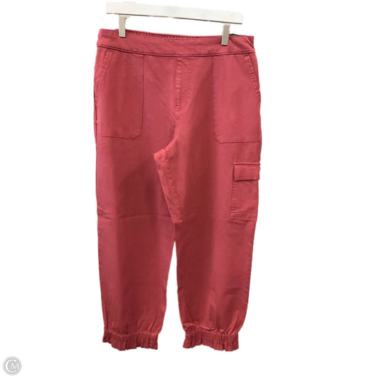 Pants Joggers By Any Body In Red, Size: M