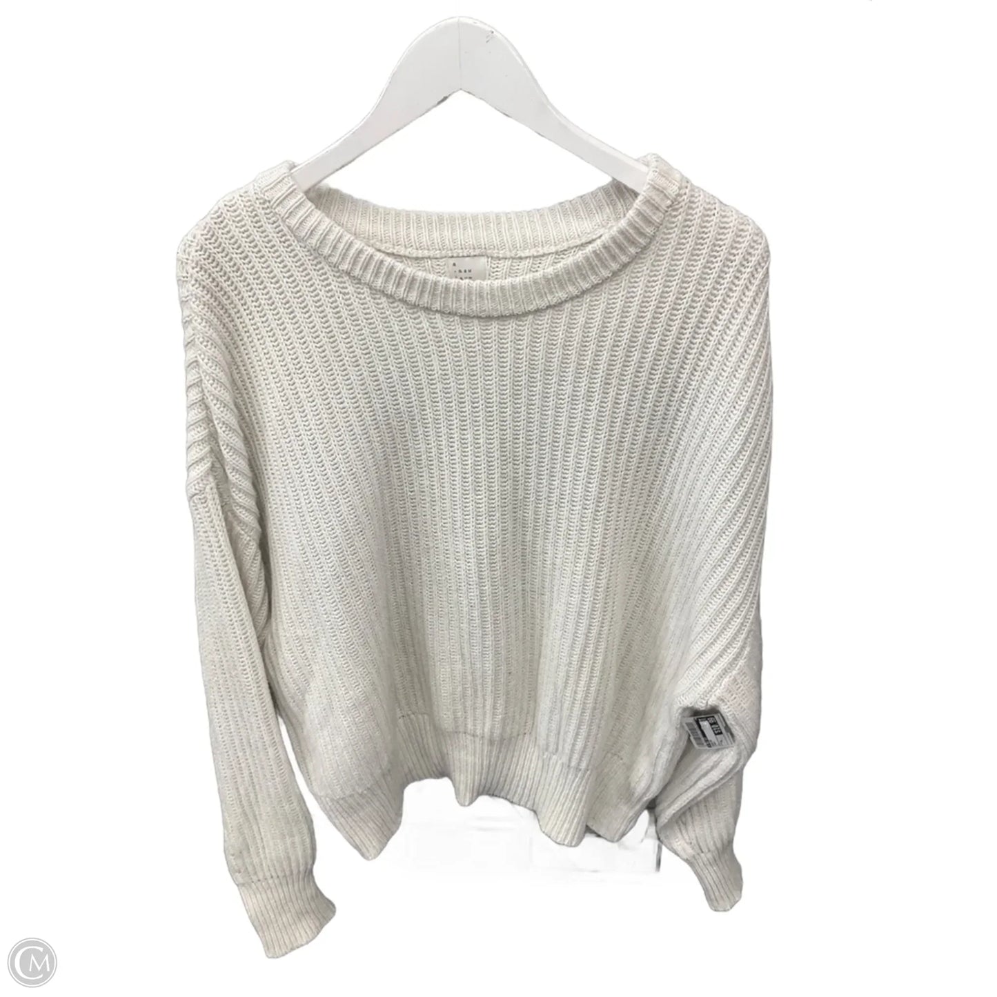 Sweater By A New Day In Cream, Size: Xl