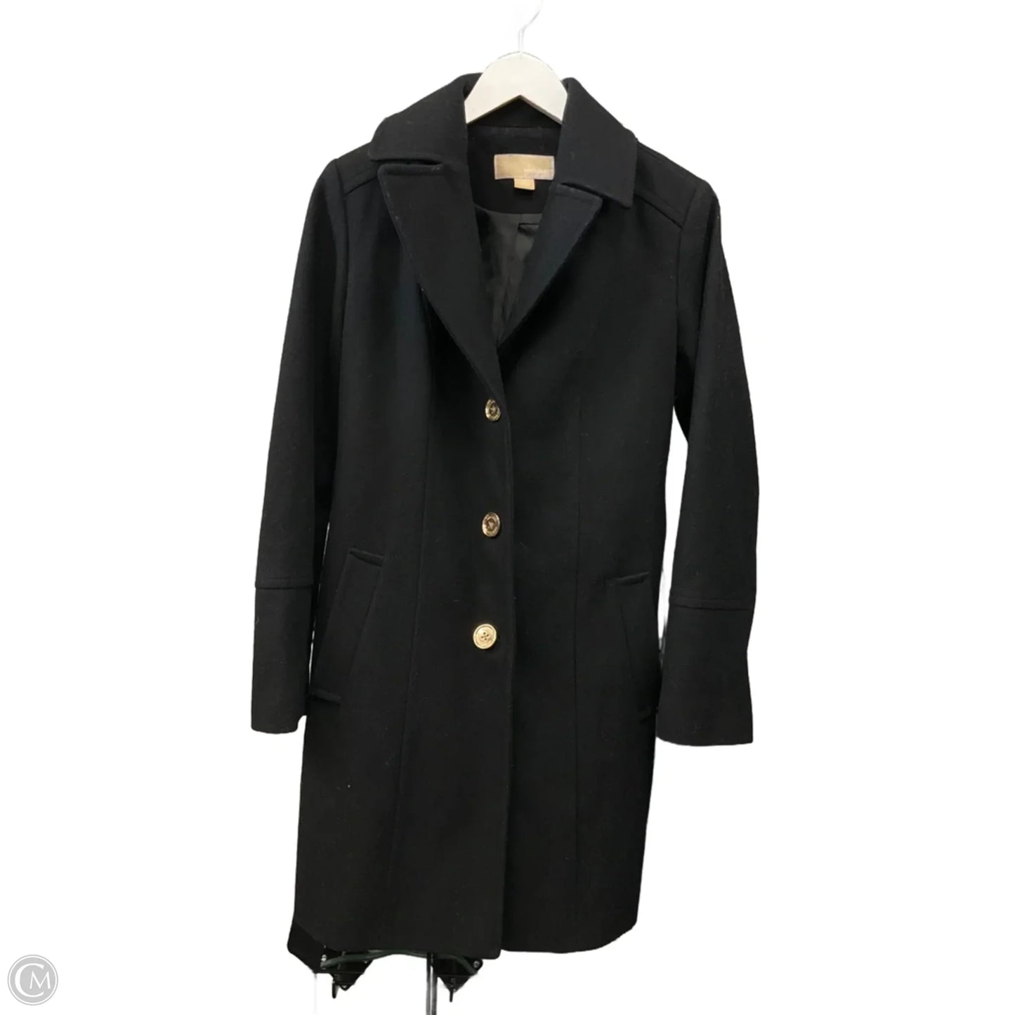 Coat Peacoat By Michael By Michael Kors In Black, Size: S