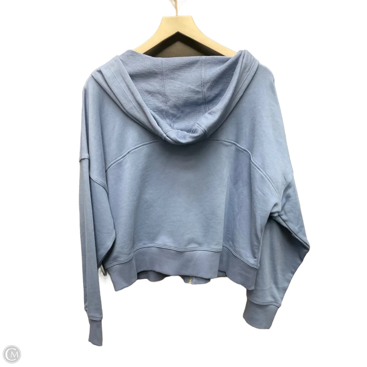 Athletic Jacket By Dkny In Blue, Size: Xl