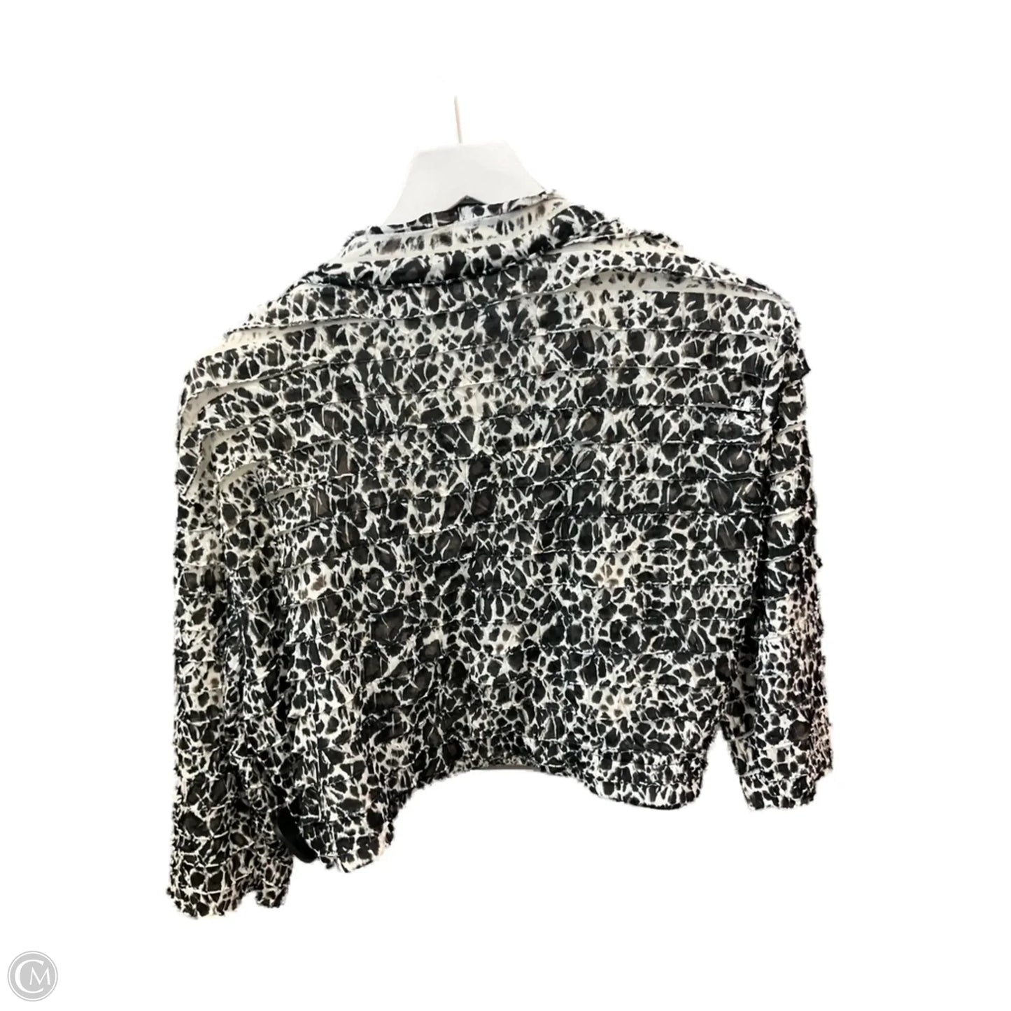 Bolero By Chicos In Black & White, Size: Xl