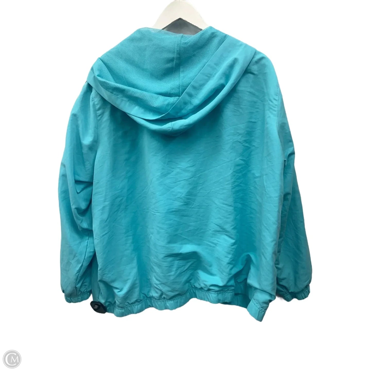 Athletic Jacket By Clothes Mentor In Aqua, Size: 2x