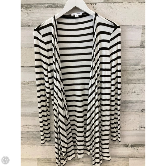 Cardigan By Calvin Klein In Black & White, Size: M
