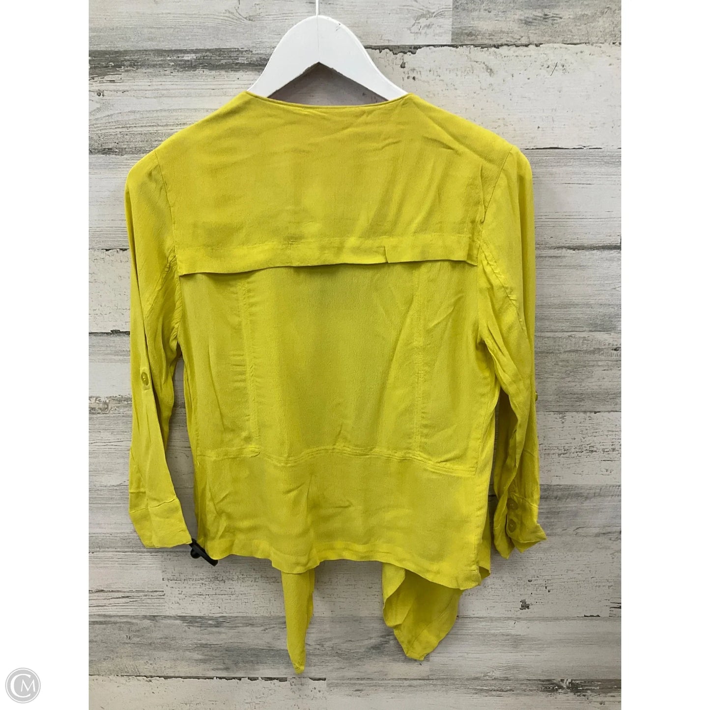 Cardigan By Clothes Mentor In Yellow, Size: S