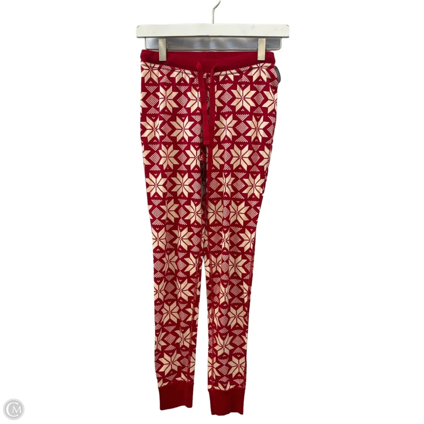Pajamas 2pc By Clothes Mentor In Red & White, Size: Xs
