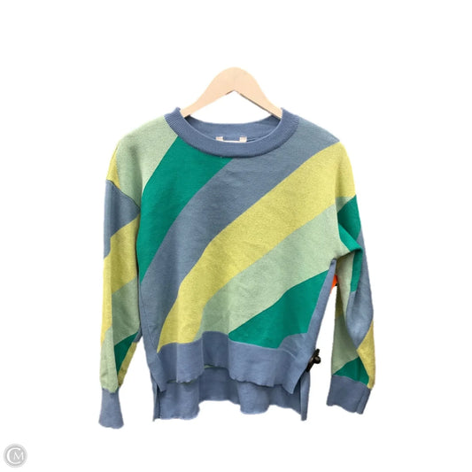 Sweater By Time And Tru In Blue & Green, Size: S