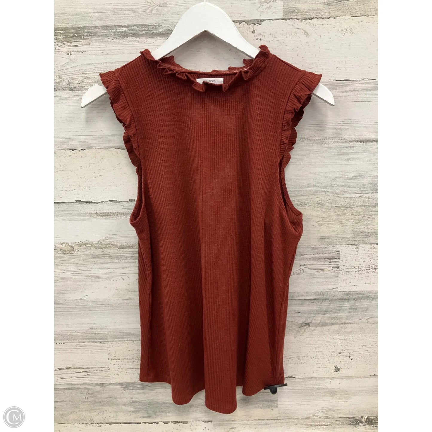 Top Sleeveless By Maurices In Orange, Size: L