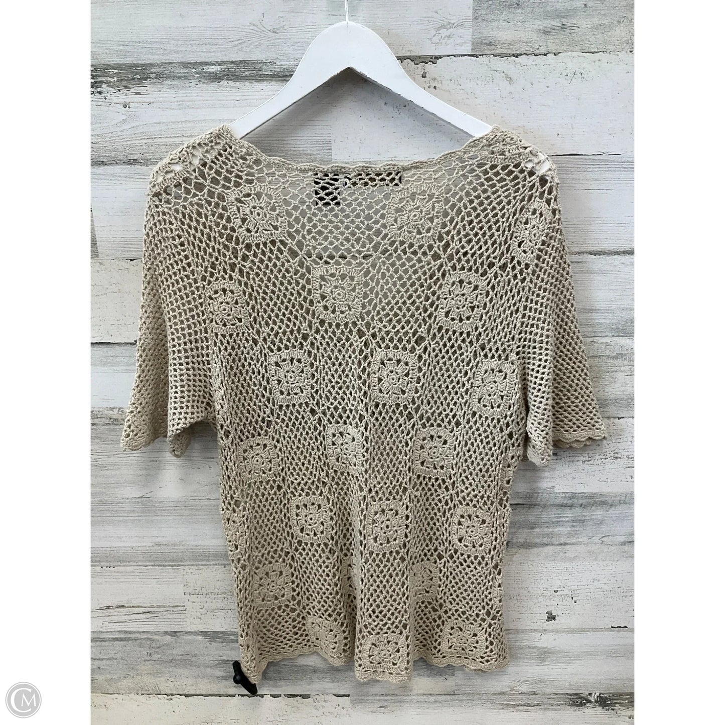 Cardigan By Laura Scott In Beige, Size: L