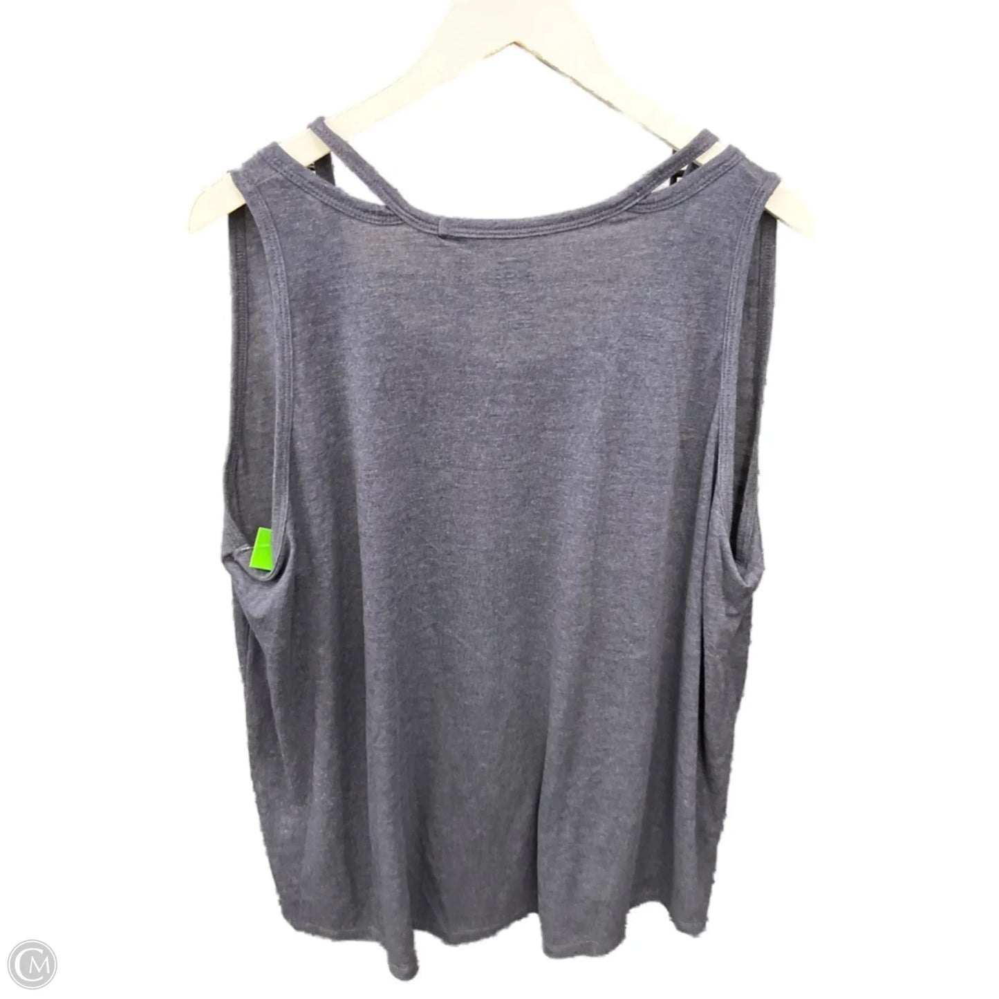 Athletic Tank Top By Clothes Mentor In Blue, Size: 3x