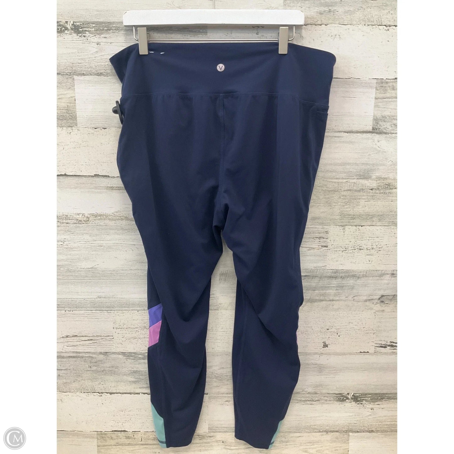 Athletic Leggings By Livi Active In Navy, Size: 2x