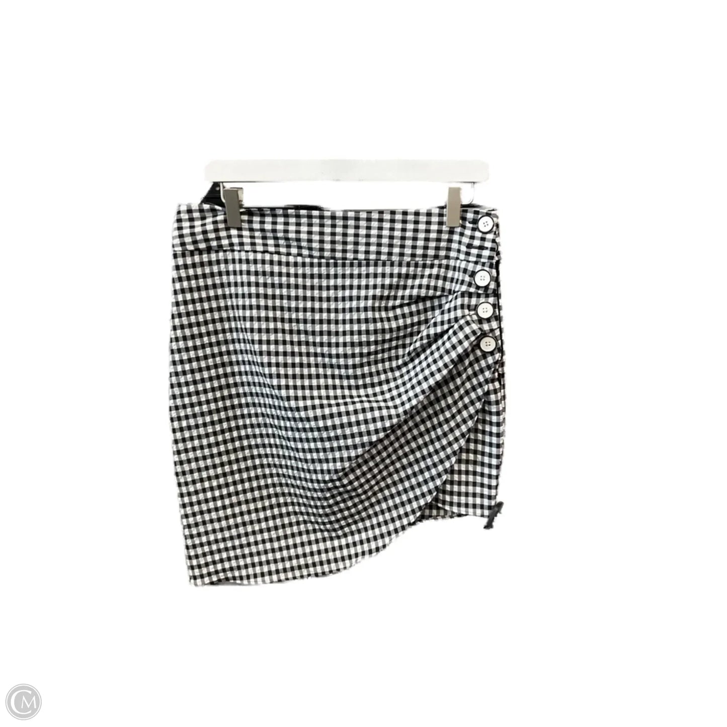 Skirt Mini & Short By Zara In Checkered Pattern, Size: 12