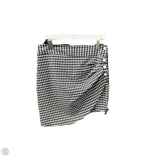 Skirt Mini & Short By Zara In Checkered Pattern, Size: 12