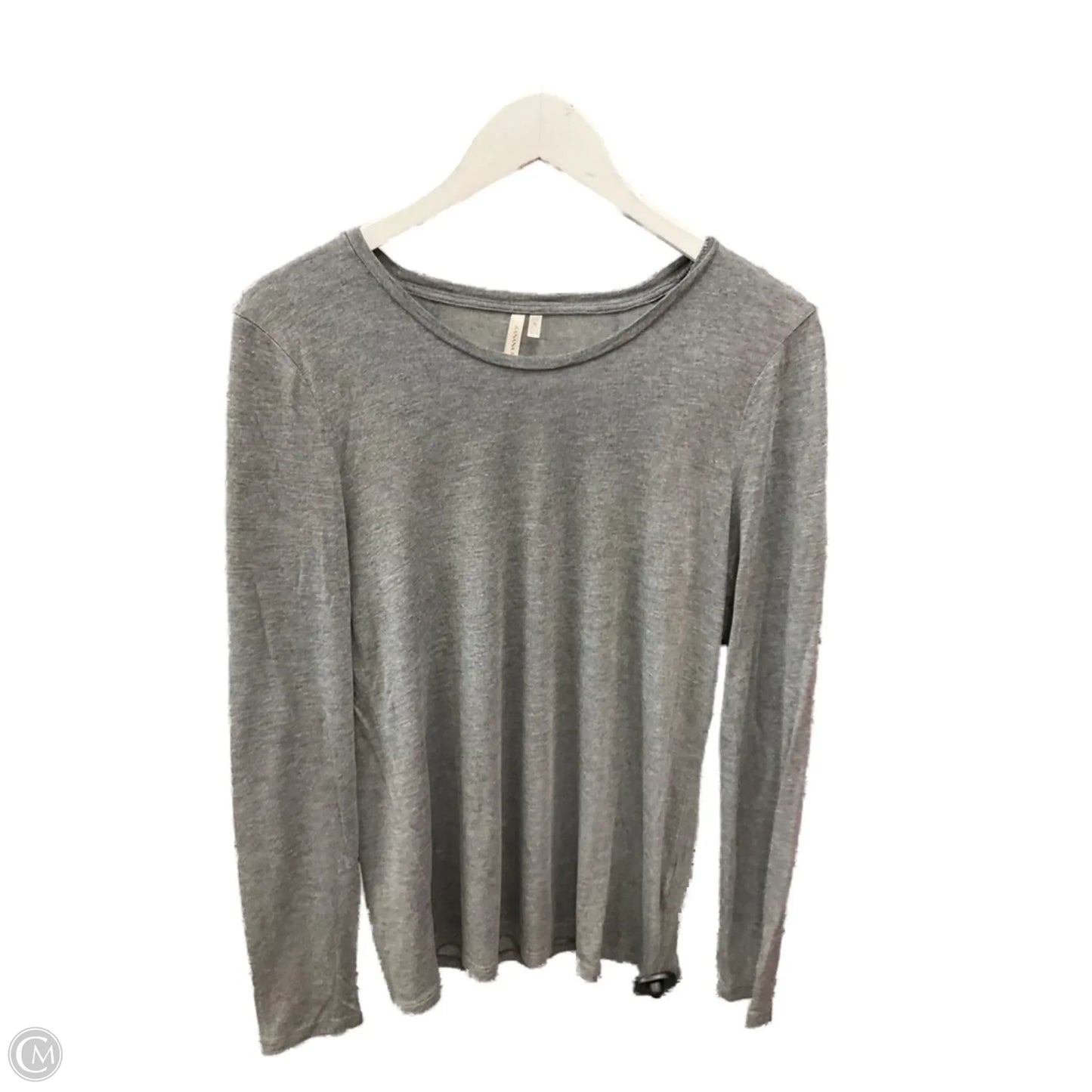 Top Long Sleeve Basic By Banana Republic In Grey, Size: S