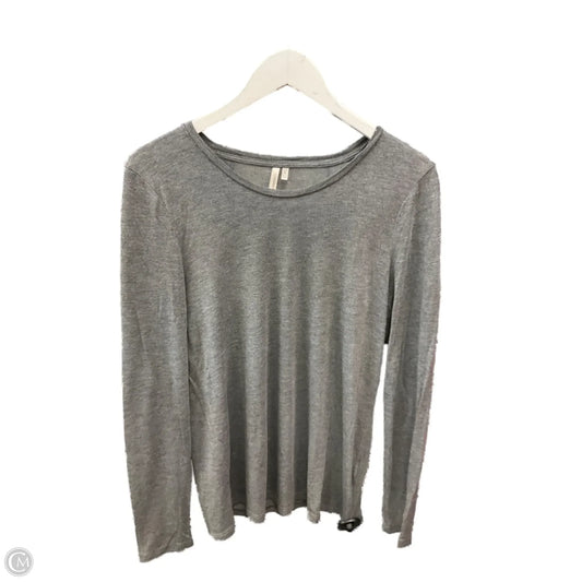 Top Long Sleeve Basic By Banana Republic In Grey, Size: S