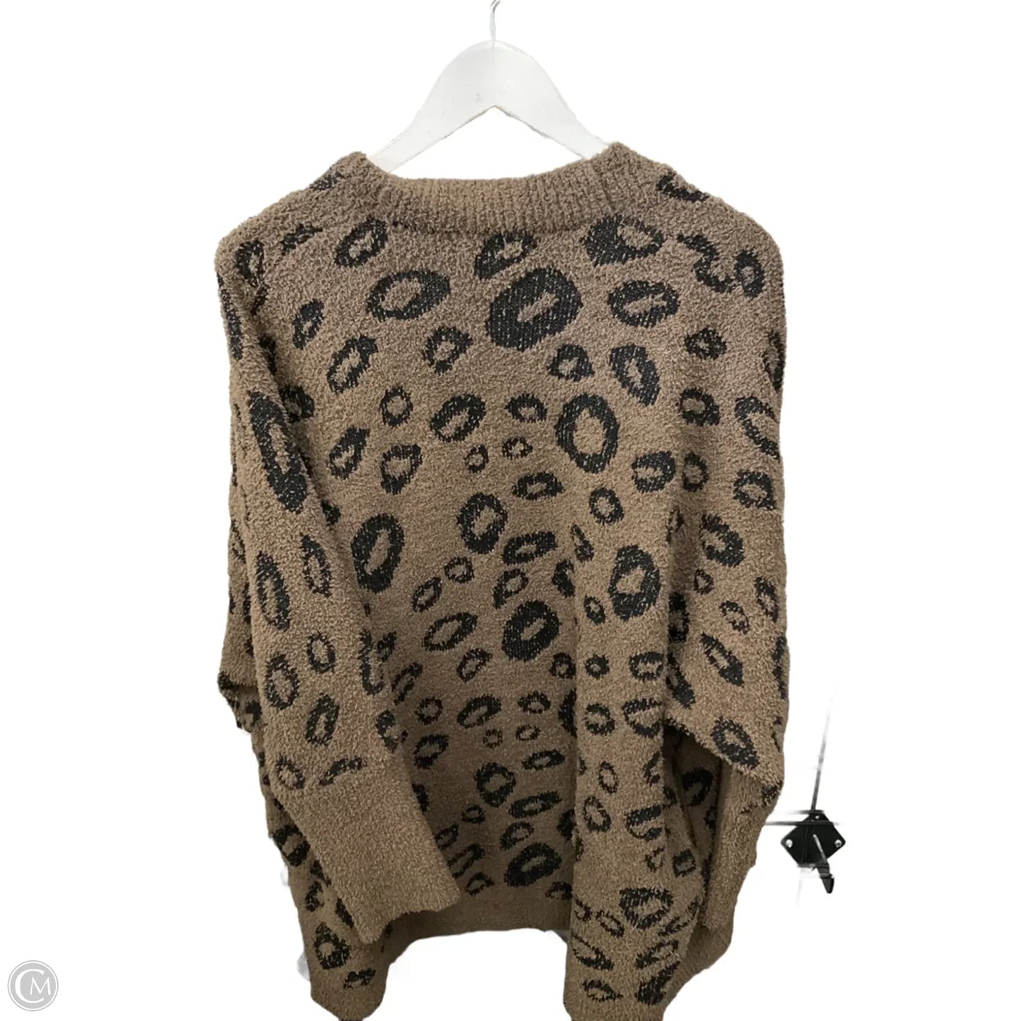 Cardigan By Clothes Mentor In Animal Print, Size: M