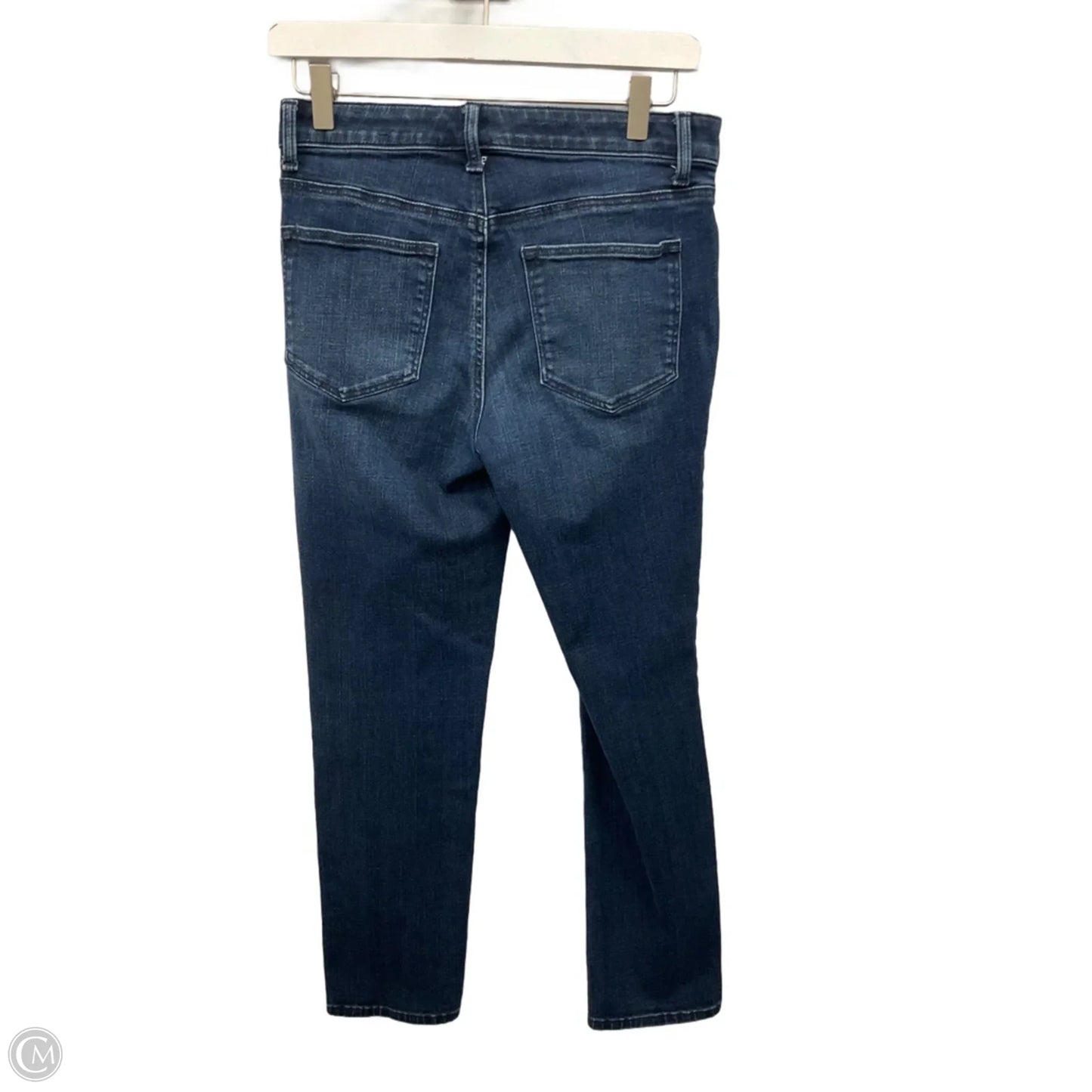 Jeans Straight By Talbots In Blue Denim, Size: 4
