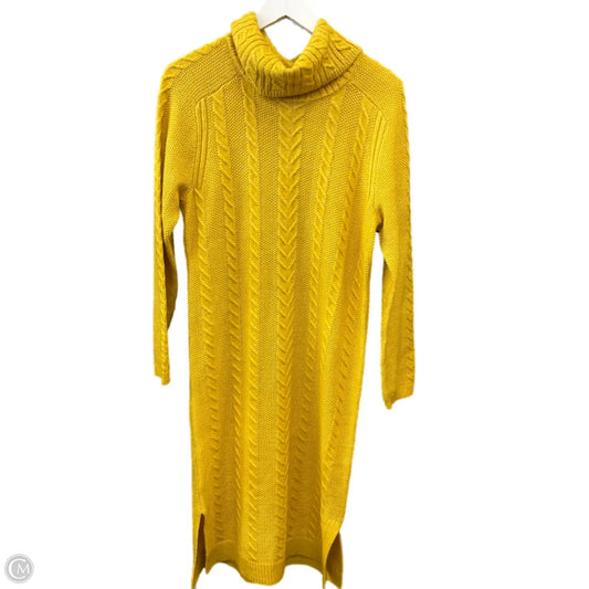 Dress Sweater By Ann Taylor In Yellow, Size: S