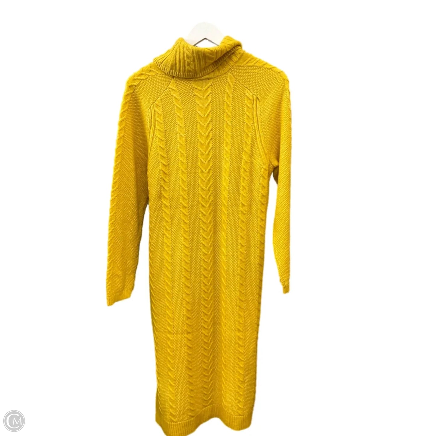 Dress Sweater By Ann Taylor In Yellow, Size: S