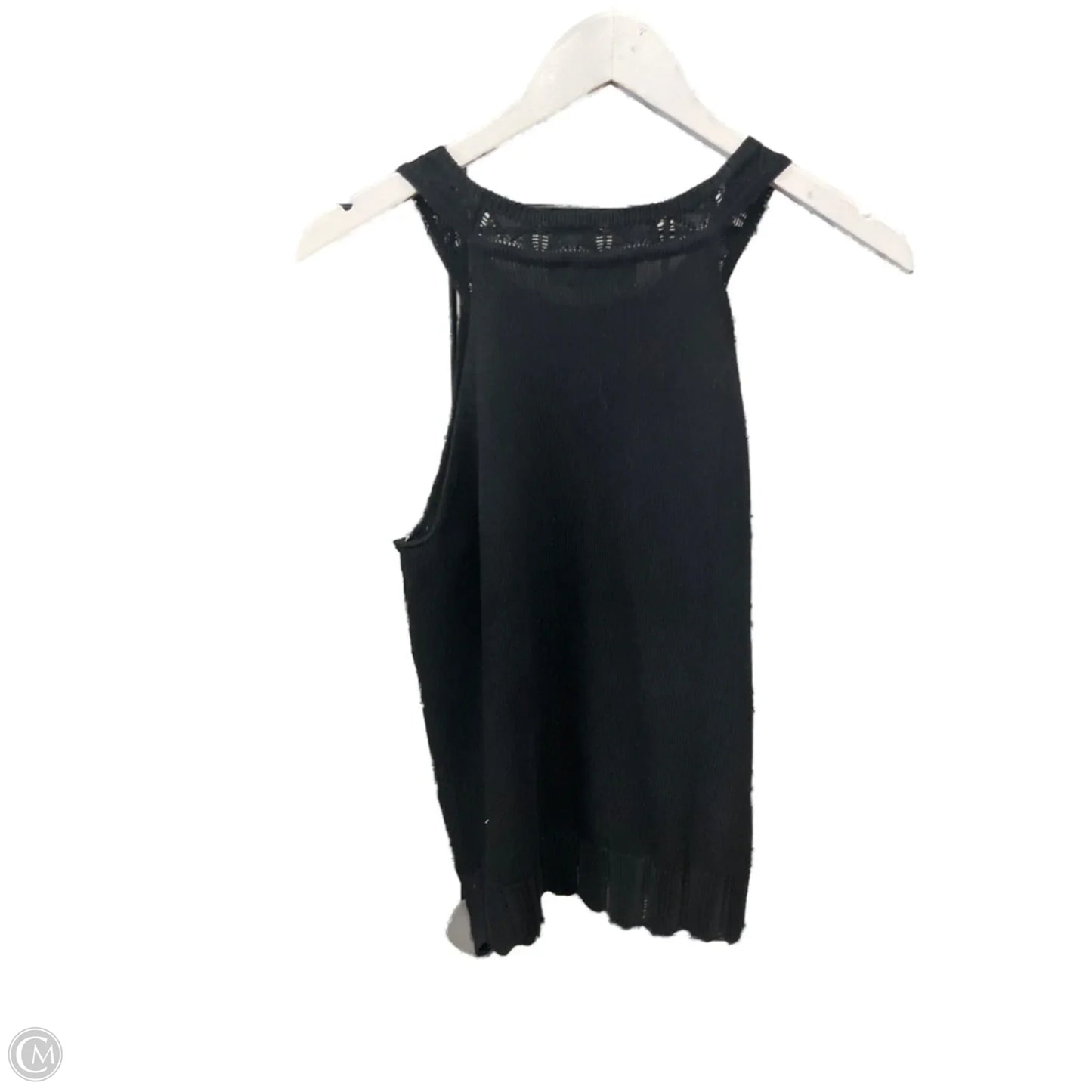Top Sleeveless By Clothes Mentor In Black, Size: M