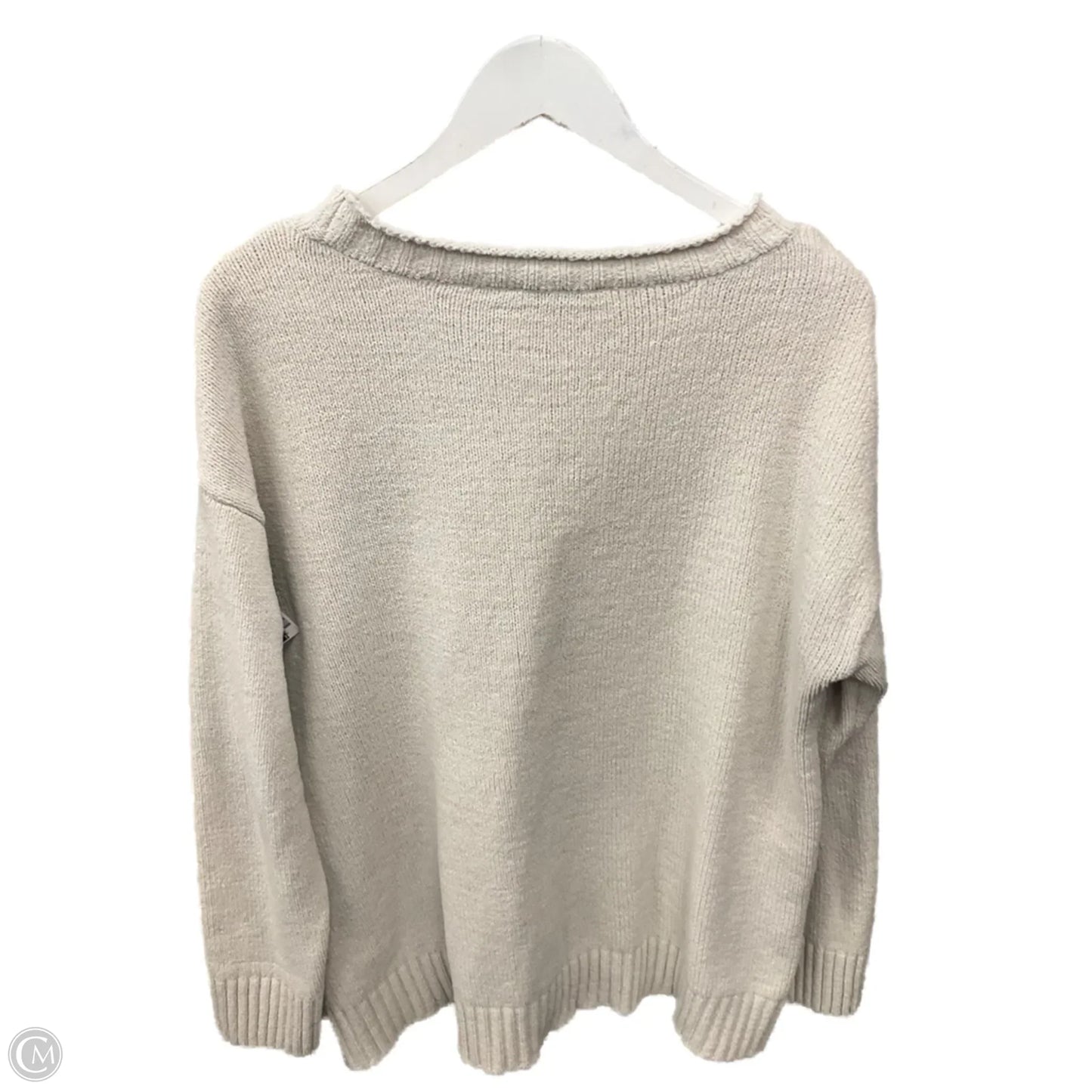 Sweater By Olivia Sky In Cream, Size: Xl