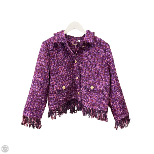 Blazer By Chicos In Purple, Size: M
