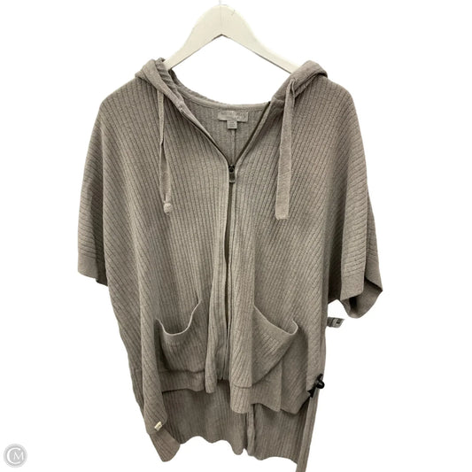 Sweater Short Sleeve By Barefoot Dreams In Grey, Size: S